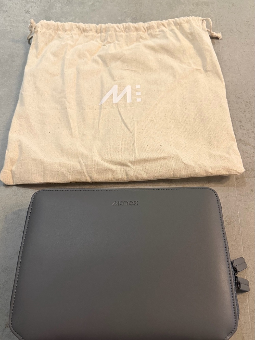 Monos Gray Travel Tech Organizer